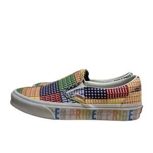 Vans Pride Rainbow Sneakers LGBTQ Classic Slip-On Shoes Size Men’s 6 Women’s 7.5
